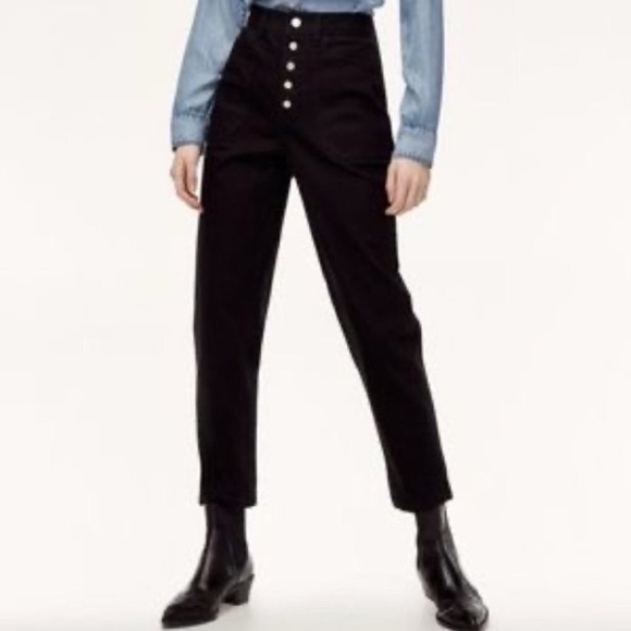 Wilfred Black Straight Leg Pants - Picture 4 of 14